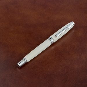 Custom Logo Ivory White Fountain Pen